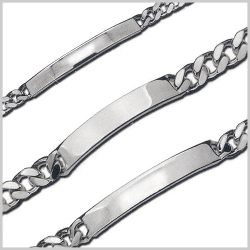 Identity Bracelets Silver Chain Wholesale